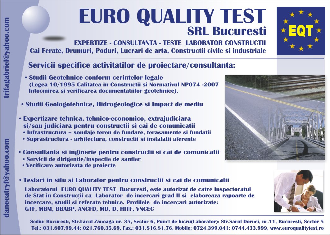Laborator constructii  - euro quality test